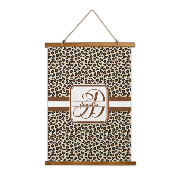 Custom Leopard Print Wall Hanging Tapestry - Tall (Personalized)