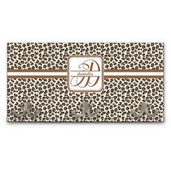 Leopard Print Wall Mounted Coat Rack (Personalized)