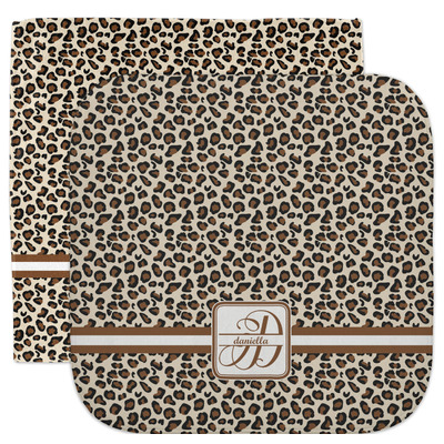 Leopard Print Facecloth / Wash Cloth (Personalized)