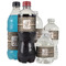 Leopard Print Water Bottle Label - Multiple Bottle Sizes