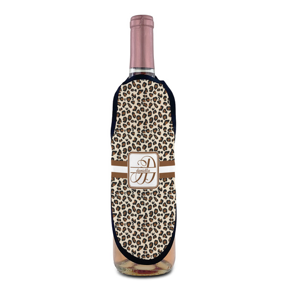 Leopard Print Wine Bottle Apron - IN CONTEXT
