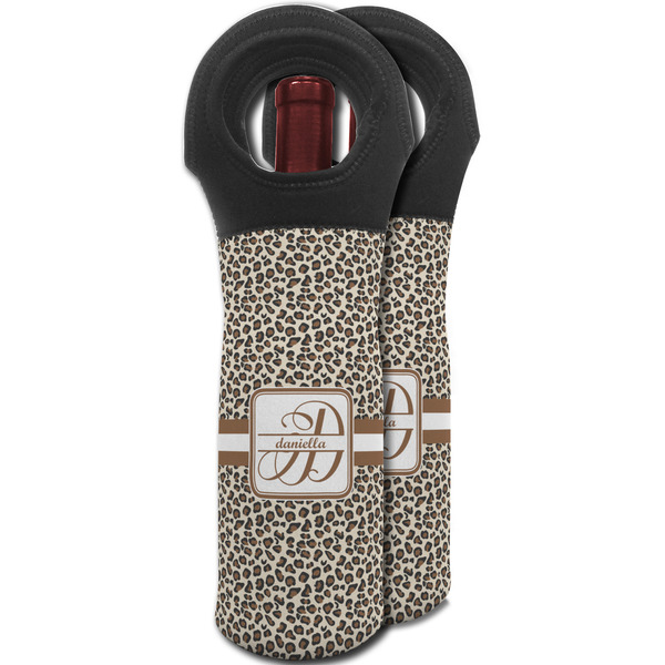 Leopard Print Wine Tote Bag - MAIN
