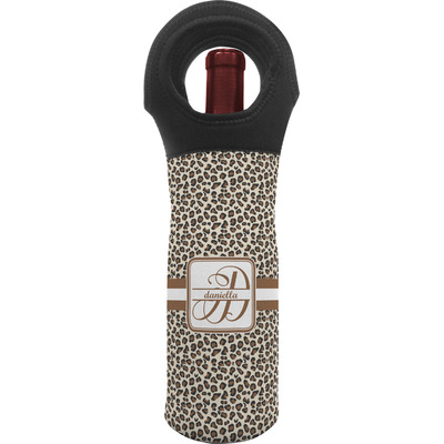 Leopard Print Wine Tote Bag (Personalized)