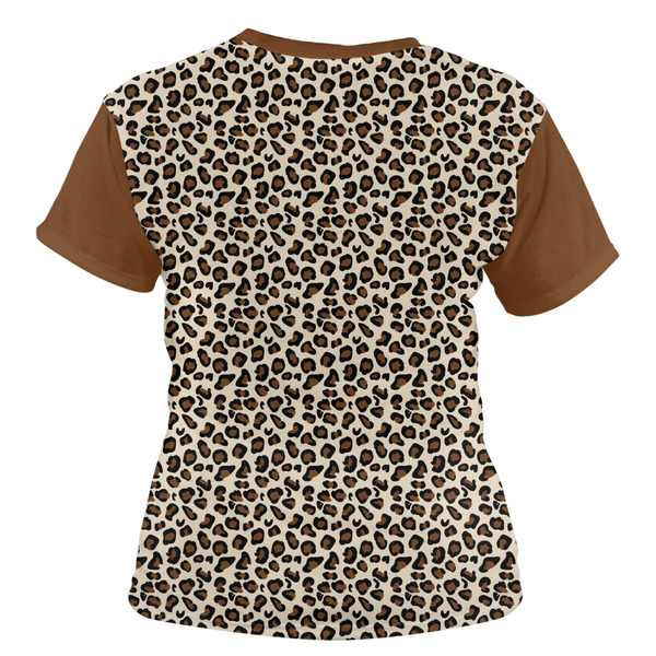 Leopard Print Women's T-shirt Back