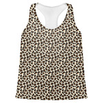 Leopard Print Womens Racerback Tank Top - Small