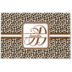 Leopard Print Woven Mat (Personalized)