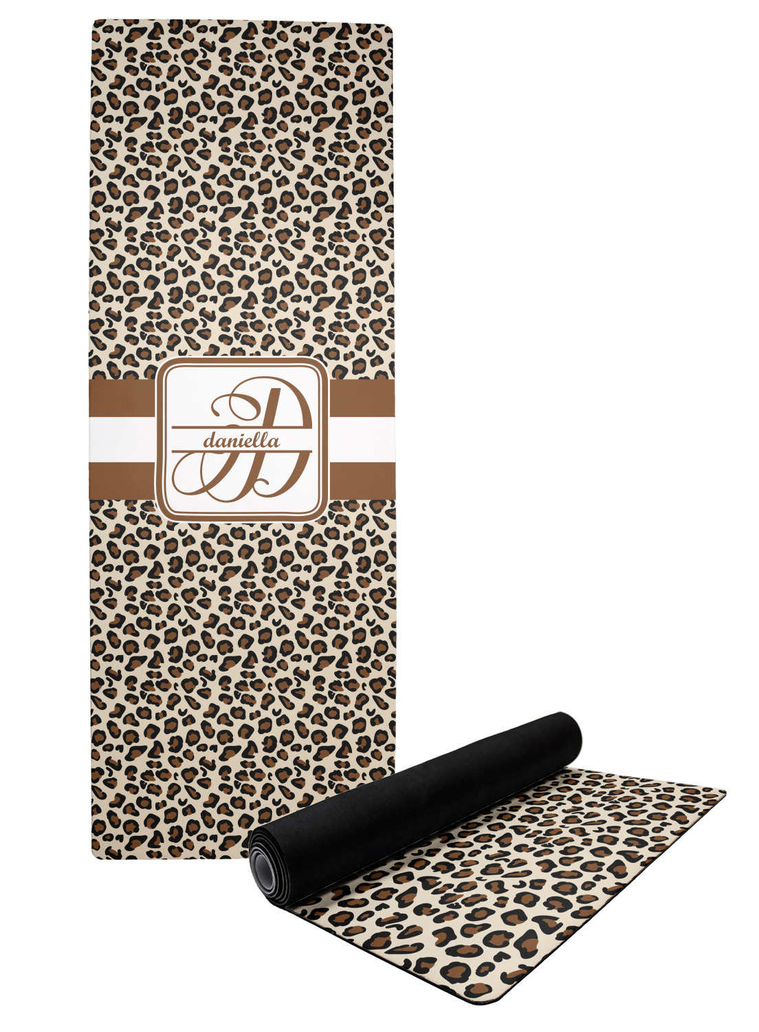 se rent Parcel Custom Leopard Print Yoga Mat (Personalized) | YouCustomizeIt