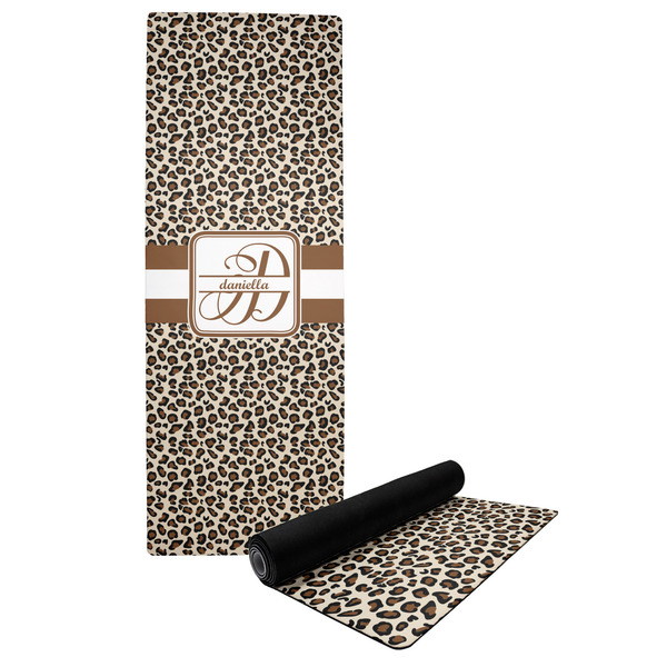 Custom Leopard Print Yoga Mat (Personalized)