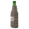 Leopard Print Zipper Bottle Cooler - ANGLE (bottle)