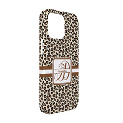 Leopard Print iPhone Case - Plastic - iPhone 13 (Personalized)