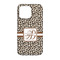 Leopard Print iPhone 13 Case - Back