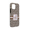 Leopard Print iPhone Case - Rubber Lined - iPhone 13 Mini (Personalized)