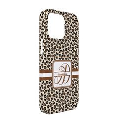 Leopard Print iPhone Case - Plastic - iPhone 13 Pro (Personalized)