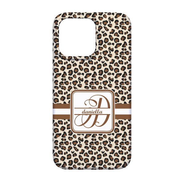 Leopard Print iPhone 13 Pro Case - Back