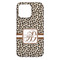 Leopard Print iPhone 13 Pro Max Case - Back