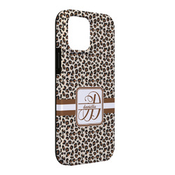 Leopard Print iPhone Case - Rubber Lined - iPhone 13 Pro Max (Personalized)