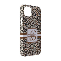 Leopard Print iPhone Case - Plastic - iPhone 14 (Personalized)