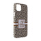 Leopard Print iPhone 14 Case - Angle