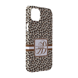 Leopard Print iPhone Case - Plastic - iPhone 14 Pro (Personalized)