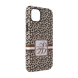 Leopard Print iPhone Case - Rubber Lined - iPhone 14 Pro (Personalized)
