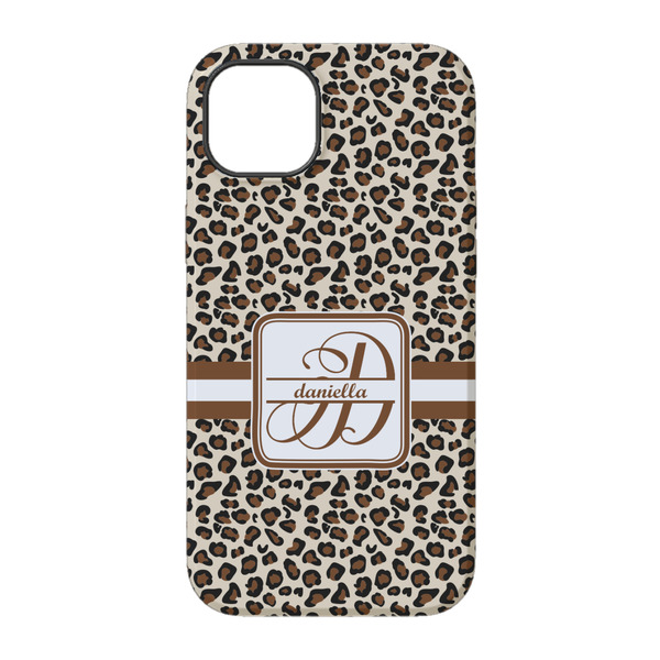 Leopard Print iPhone 14 Tough Case - Back