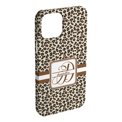 Leopard Print iPhone Case - Plastic - iPhone 15 Plus (Personalized)