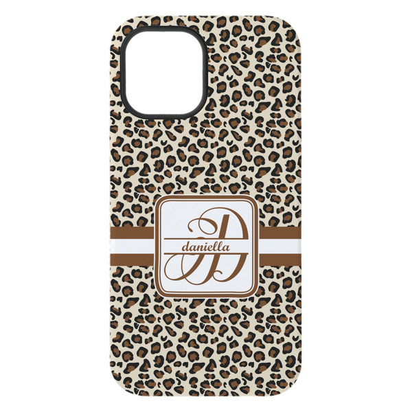Leopard Print iPhone 15 Plus Tough Case - Back