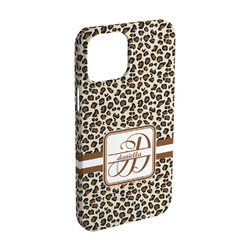 Leopard Print iPhone Case - Plastic - iPhone 15 Pro (Personalized)