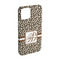 Leopard Print iPhone 15 Pro Case - Angle