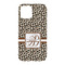 Leopard Print iPhone 15 Pro Case - Back