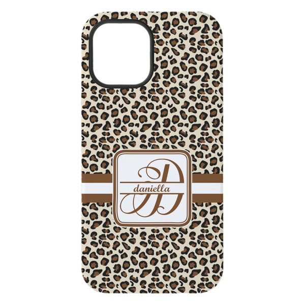Leopard Print iPhone 15 Pro Max Tough Case - Back