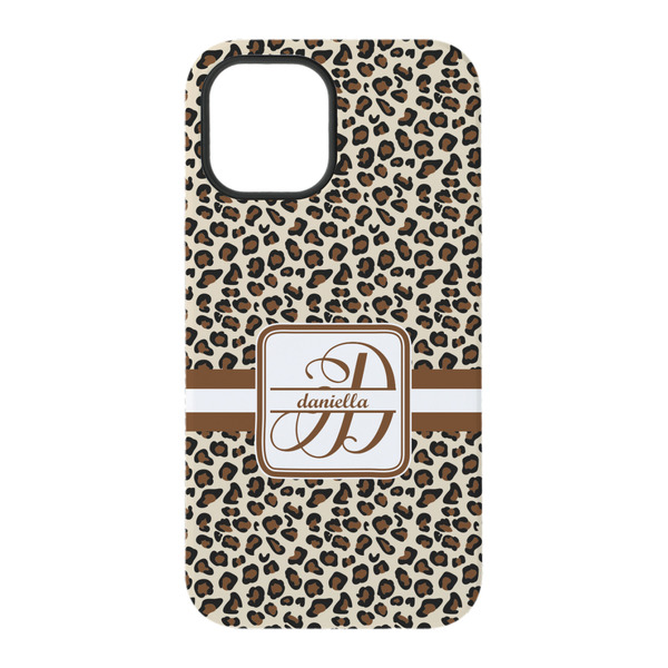 Leopard Print iPhone 15 Tough Case - Back