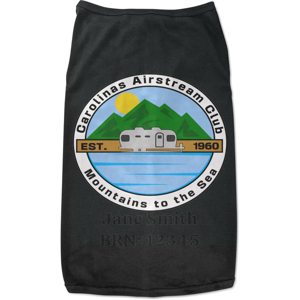 Custom Carolina Airstream Club Black Pet Shirt