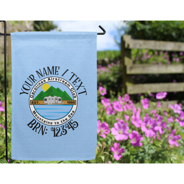 Carolina Airstream Club Garden Flag - Outside In Flowers