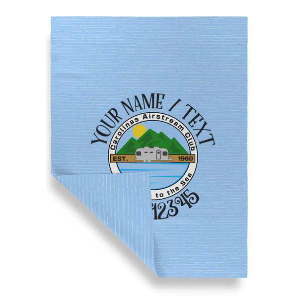 Carolina Airstream Club Garden Flags - Large - Double Sided - FRONT FOLDED