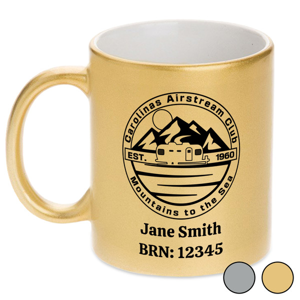 Carolina Airstream Club Metallic Mugs - Swatches