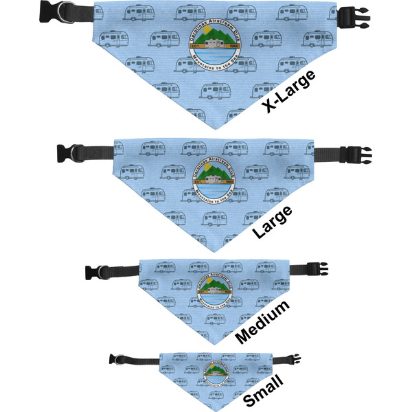 Carolina Airstream Club Pet Bandana Sizes