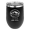 Carolina Airstream Club Stemless Stainless Steel Wine Tumbler - Black - Double-Sided