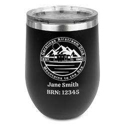 Carolina Airstream Club Stemless Stainless Steel Wine Tumbler