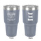 65th Anniversary of  the Carolina Airstream Club 30 oz Stainless Steel Tumbler - Grey - Double-Sided