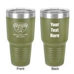 65th Anniversary of  the Carolina Airstream Club 30 oz Stainless Steel Tumbler - Olive - Double-Sided