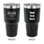 65th Anniversary of  the Carolina Airstream Club 30 oz Stainless Steel Tumbler - Black - Double-Sided