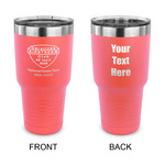 65th Anniversary of  the Carolina Airstream Club 30 oz Stainless Steel Tumbler - Coral - Double-Sided