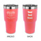 65th Anniversary of  the Carolina Airstream Club 30 oz Stainless Steel Tumbler - Coral - Double-Sided