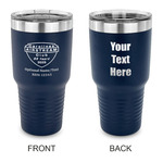 65th Anniversary of  the Carolina Airstream Club 30 oz Stainless Steel Tumbler - Navy - Double-Sided