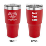 65th Anniversary of  the Carolina Airstream Club 30 oz Stainless Steel Tumbler - Red - Double-Sided