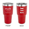 65th Anniversary of  the Carolina Airstream Club 30 oz Stainless Steel Tumbler - Red - Double-Sided