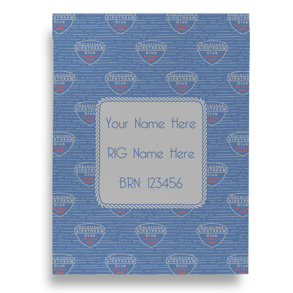 65th Anniversary of  the Carolina Airstream Club Garden Flags - Large - Double Sided - BACK