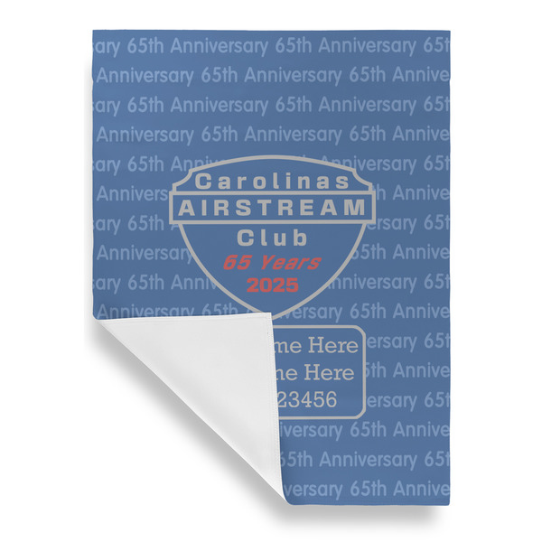 65th Anniversary of  the Carolina Airstream Club Garden Flags - Large - Single Sided - FRONT FOLDED