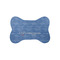 65th Anniversary of  the Carolina Airstream Club Bone Shaped Dog Food Mat - Small